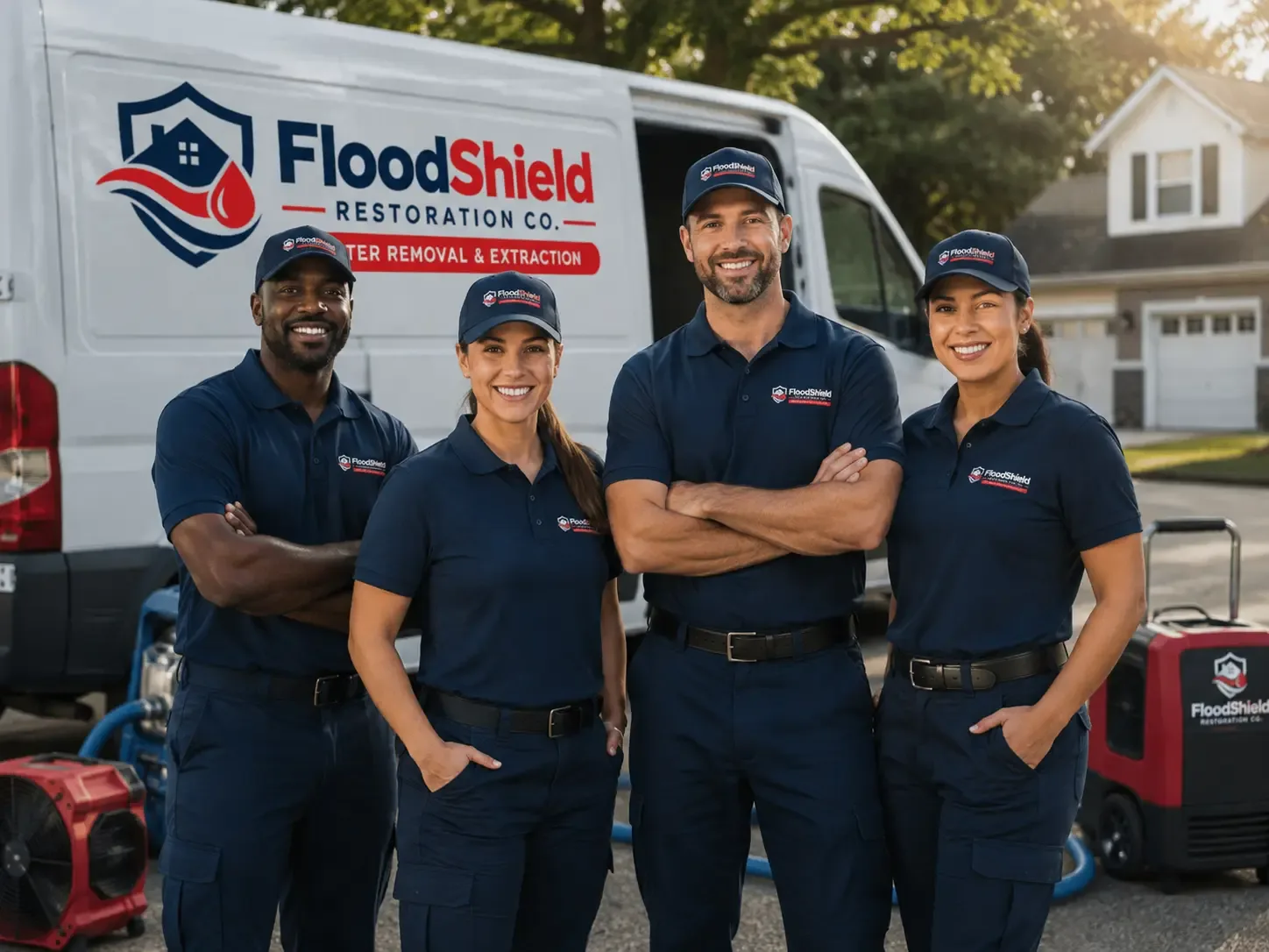 Flood Damage Restoration company in Potts Camp, MS
